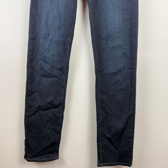 Paige Jeans Women 28 Blue Denim Mona Dark Wash Stretch Skyline Skinny Casual - Picture 4 of 9